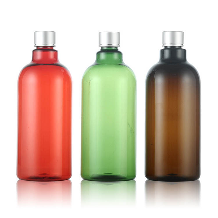 500 Ml Longer Body Bottle with Alumite Screw Cap/ Pet Plastic Bottle/Lotion Liquid Bottle