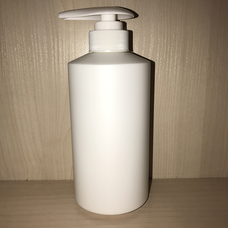 500ml HDPE White color Shampoo Shower Gel Plastic Bottle