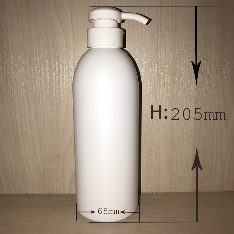 HDPE Big Size 500ml Shampoo Shower Gel Plastic Bottle