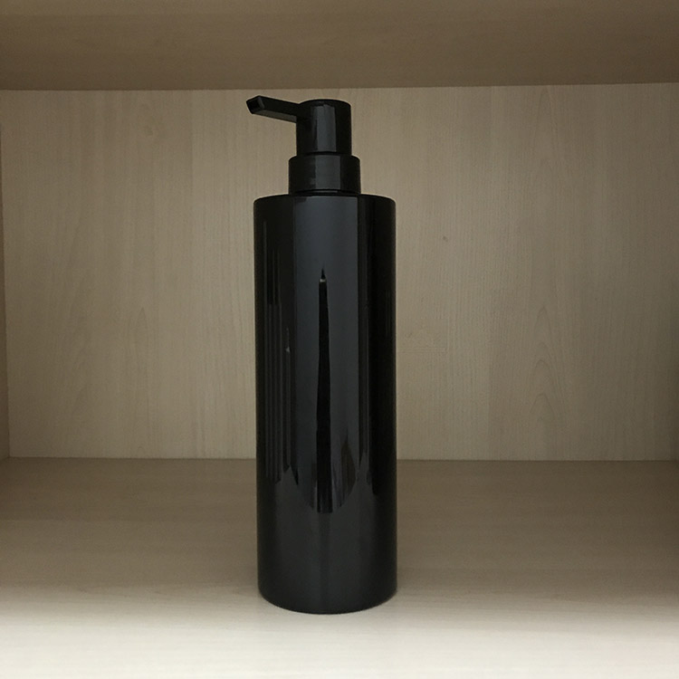 800ML PET Black color plastic bottle  with pump