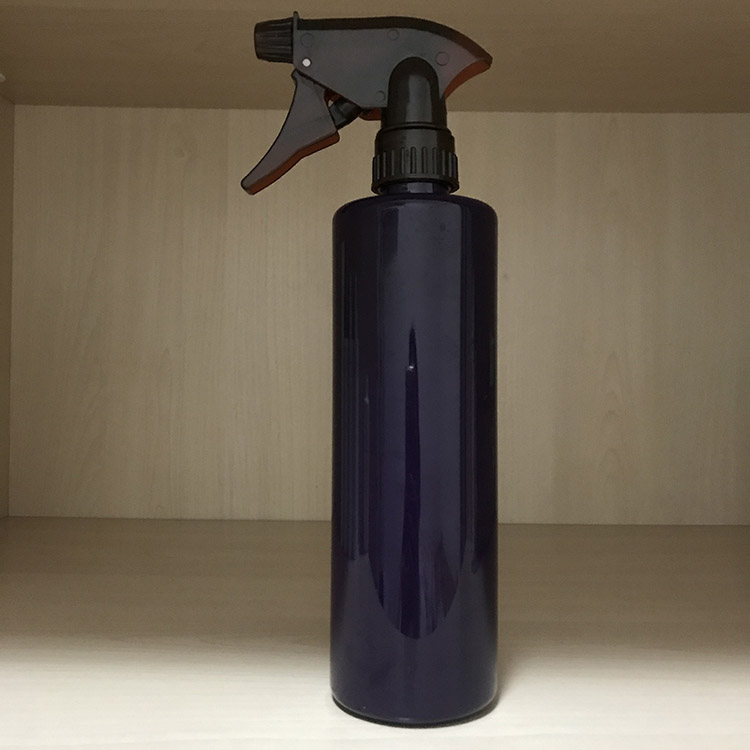 500ML Pet purple color plastic bottlw with trigger gun